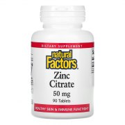 Natural Factors Zinc Citrate 50 мг 90 таб