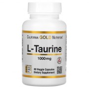 Заказать California Gold Nutrition L-Taurine 1000 мг 60 вег капс