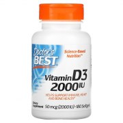 Заказать Doctor's Best Vitamin D3 50 мкг (2000 МЕ) 180 капс
